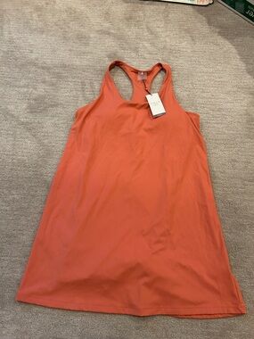 CALIA by Carrie Underwood Coral Orange Racerback Dress